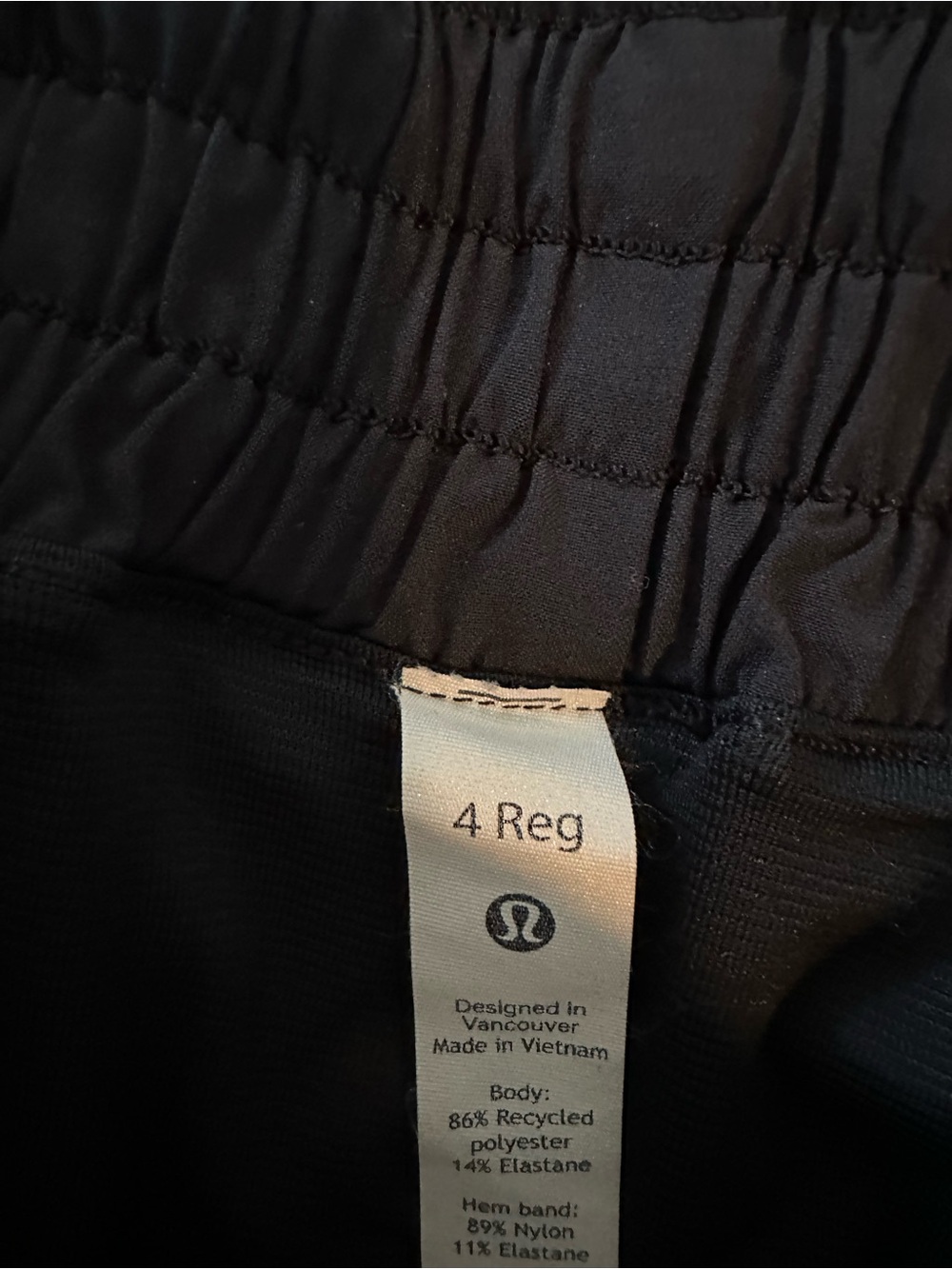 lululemon athletica Black Athletic Shorts with High Waist - Picture 2 of 2